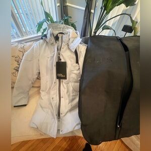 Moose Knuckles White Ski Jacket for Men